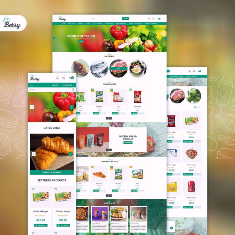 nopCommerce Grocery Store