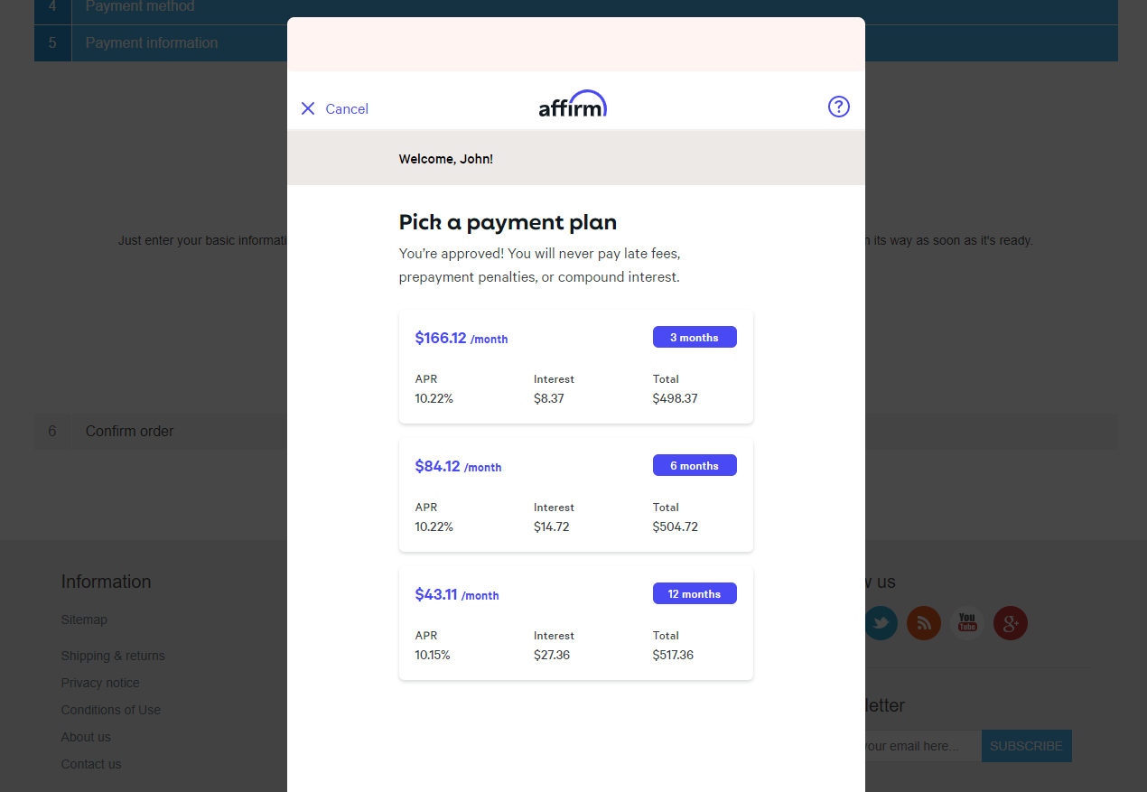 Affirm Payment Plugin for nopCommerce | nopStation - Your Trusted ...