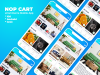 Flutter Mobile App home nop cart