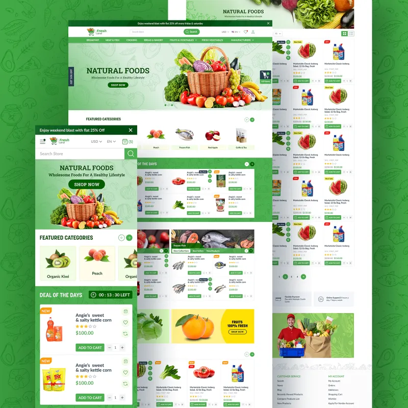 Picture of Fresh land Theme for nopCommerce