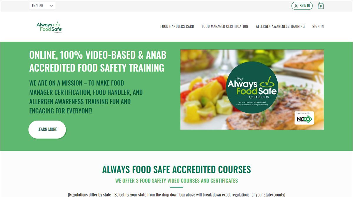 Always Food Safe