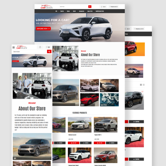 Picture of Car Haven Theme for nopCommerce