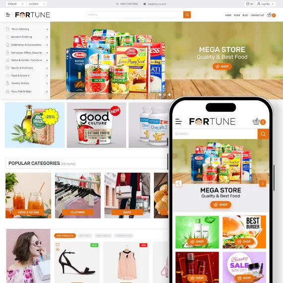 Picture of Fortune Theme for nopCommerce
