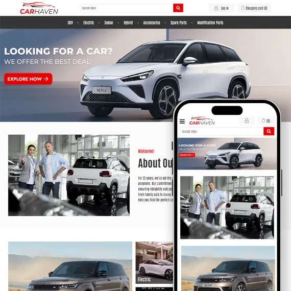 Picture of Car Haven Theme for nopCommerce