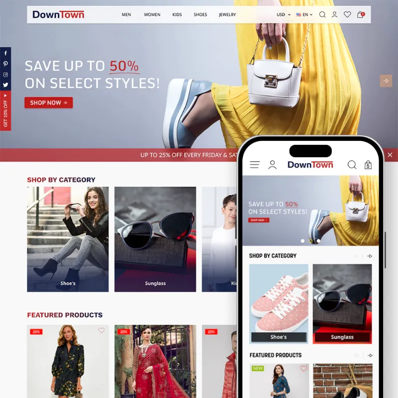 Picture of Downtown Theme for nopCommerce