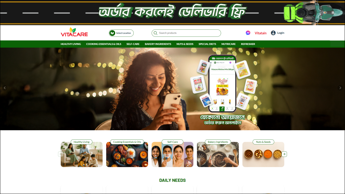 Vitacare: Crafting a nopCommerce-powered Hyperlocal eCommerce Solution for a Leading Nutraceutical Business