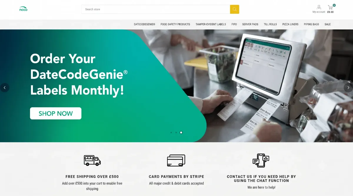 NCCO Store: Modernizing a Food Safety eCommerce Platform