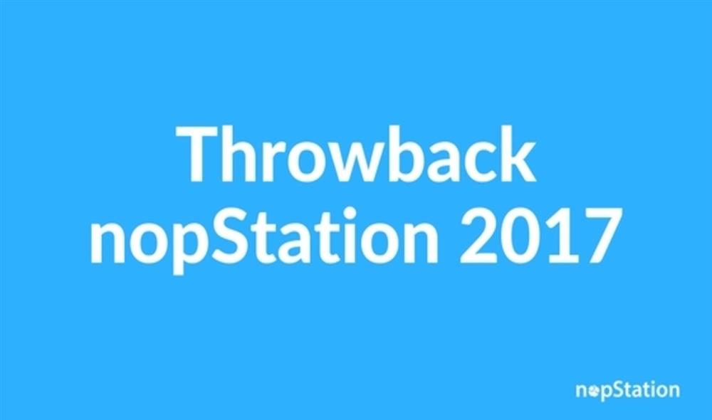 Throwback nopStation 2017