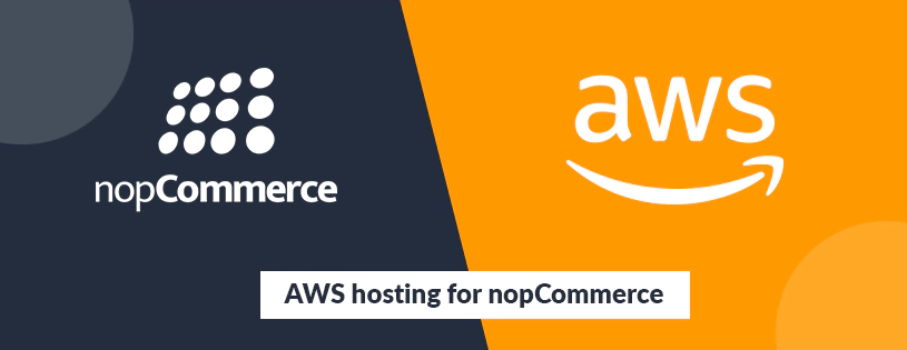 AWS architecture diagram for nopCommerce