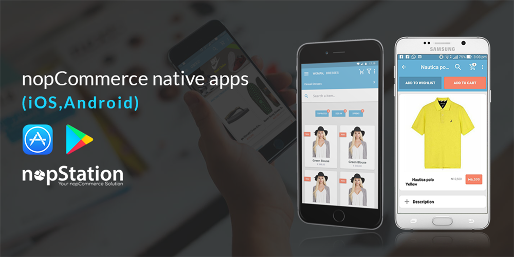 nopCommerce native mobile apps from nopStation