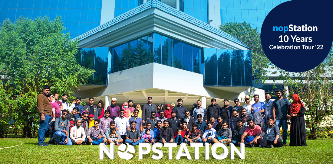team nopStation at 10th anniversary celebration