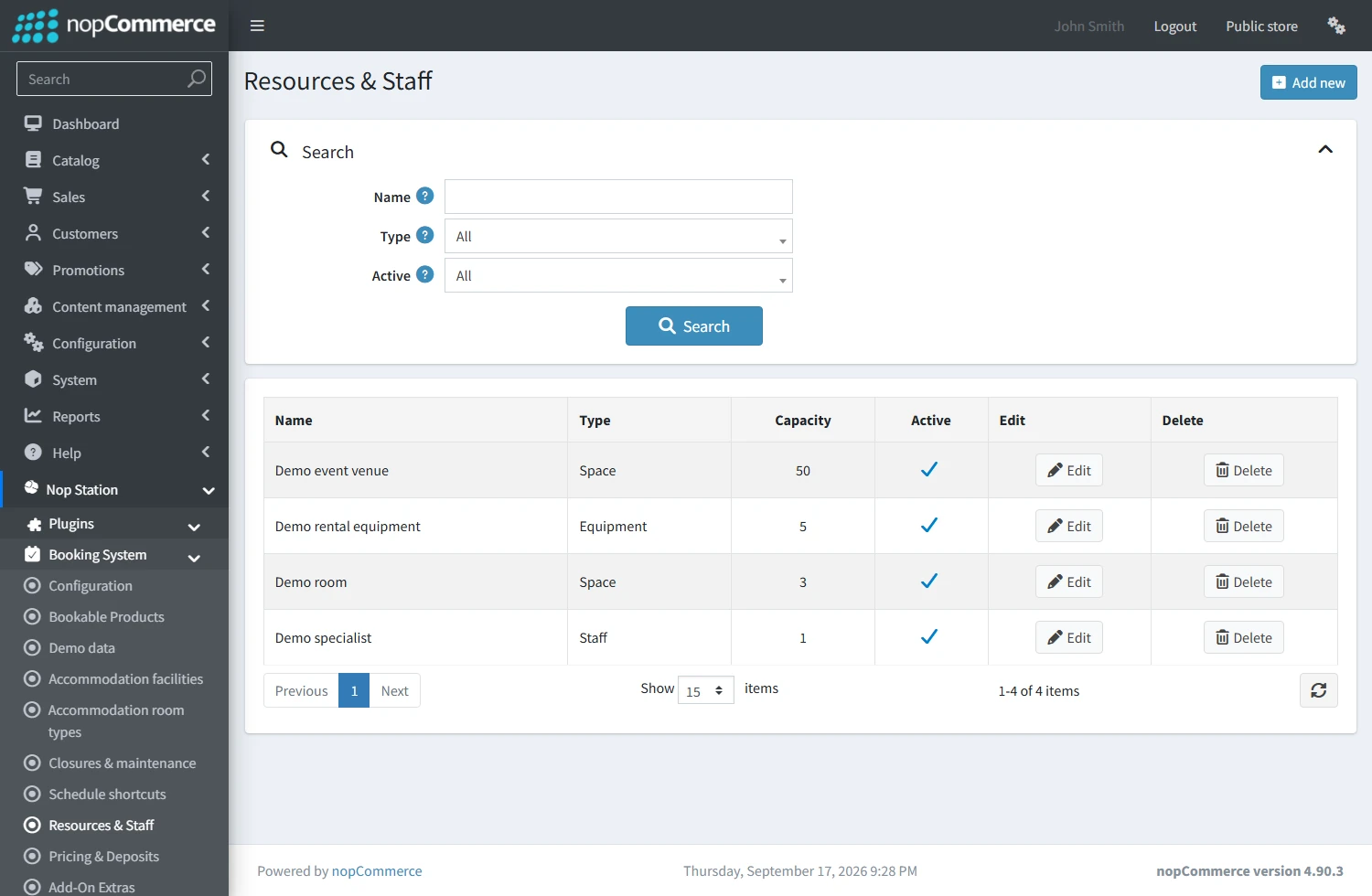 Resources & Staff