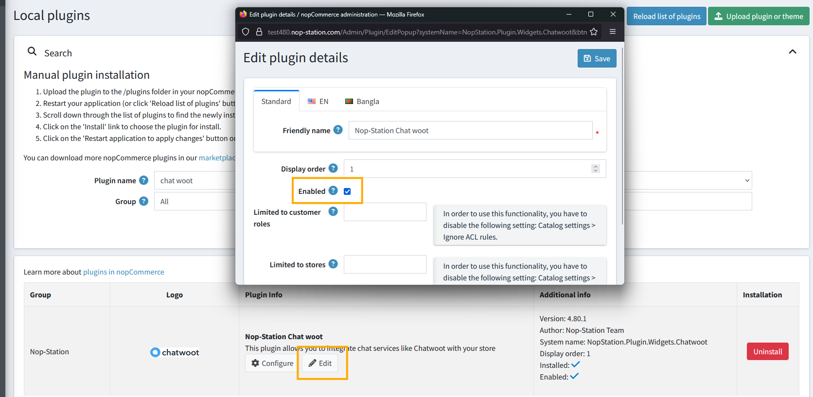 edit plugin