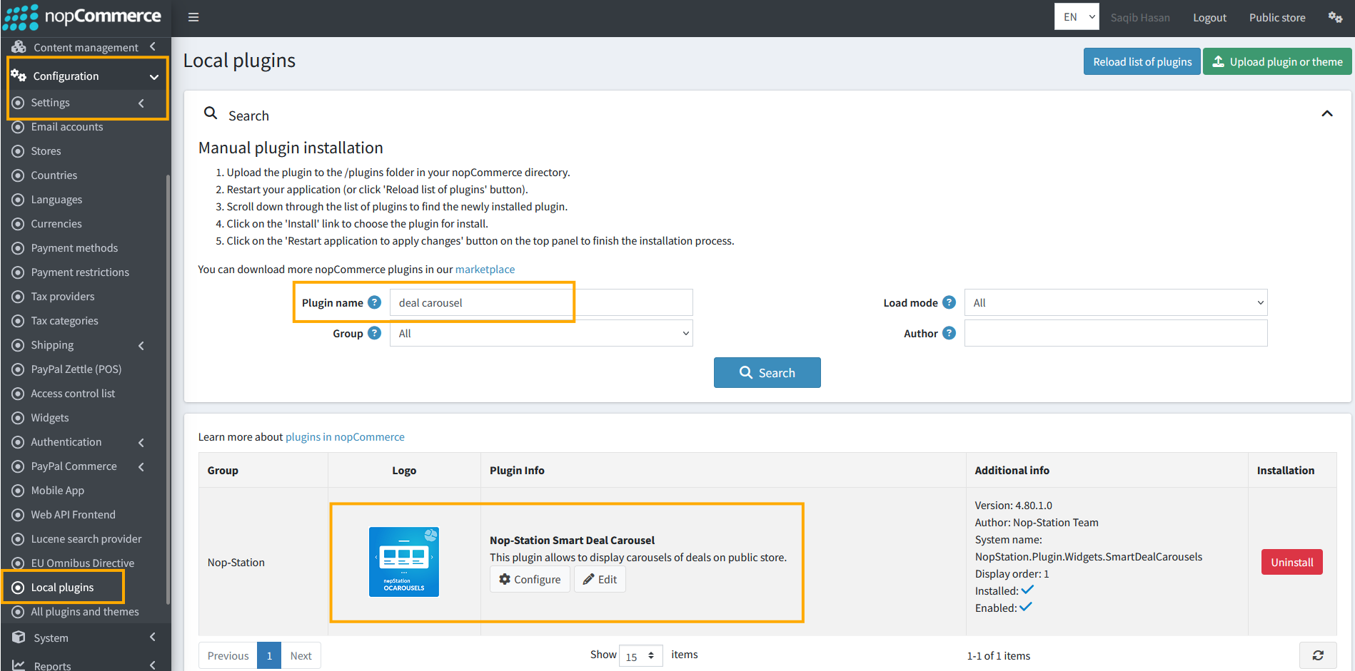 install ocarousel