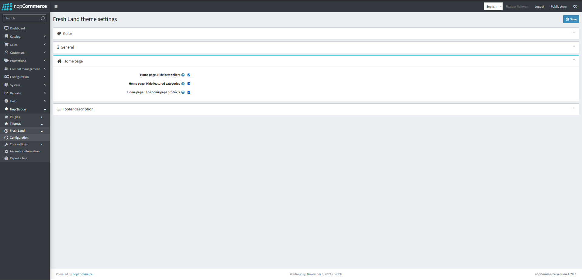 homepage-settings