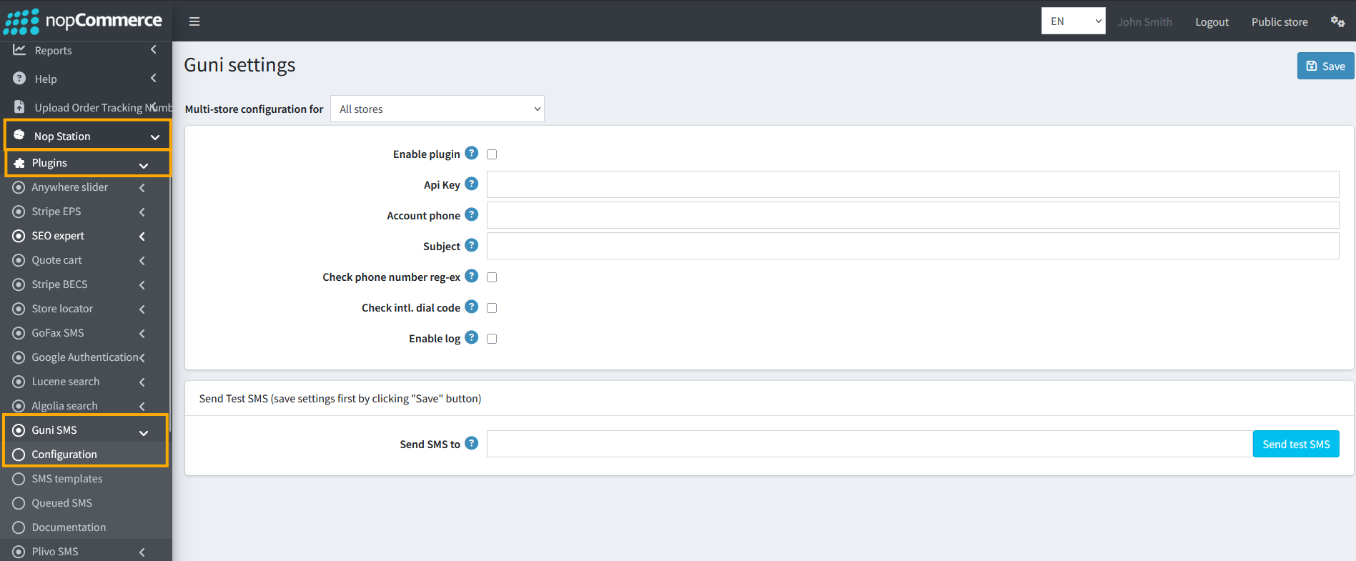 configure
