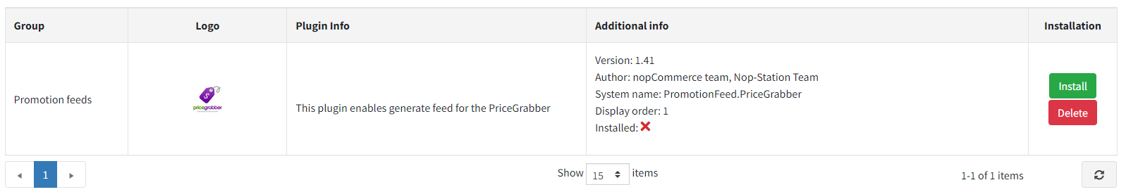 install pricegrabber plugin