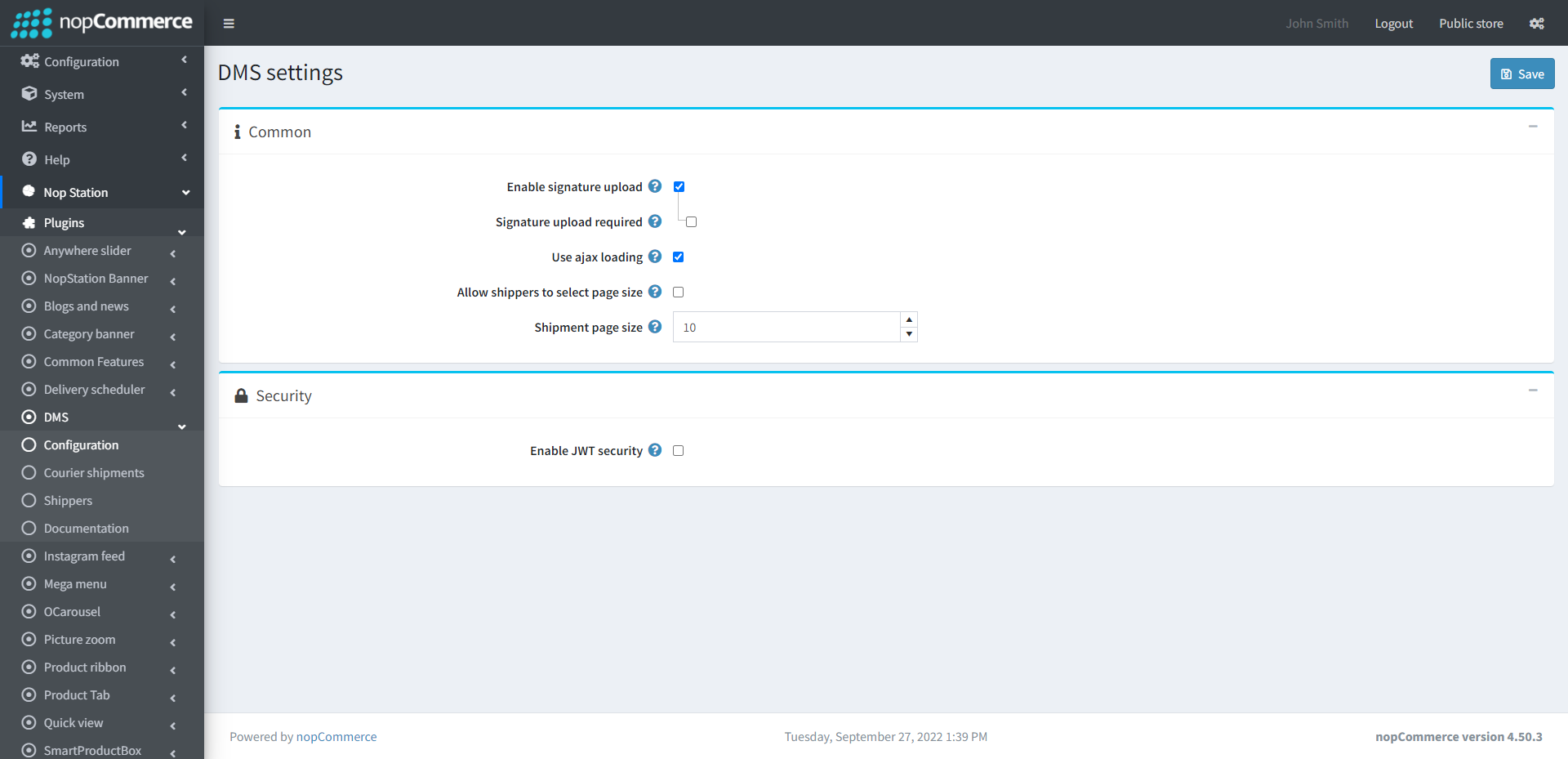 dms-config-page