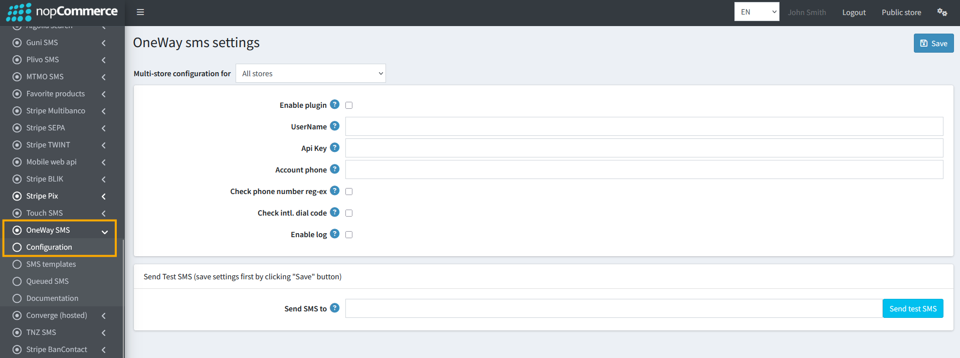 configure