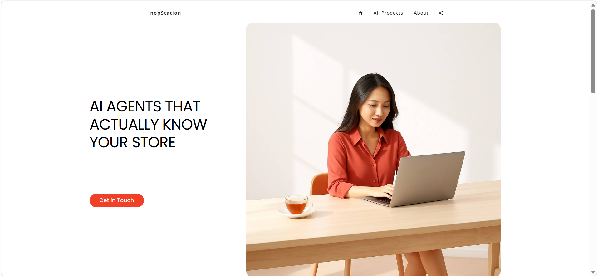 Live page bottom view