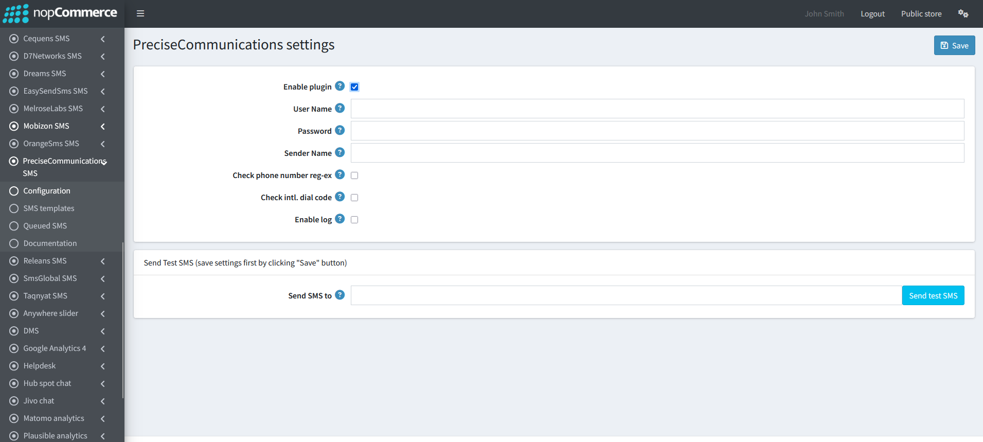 configure-dreams sms