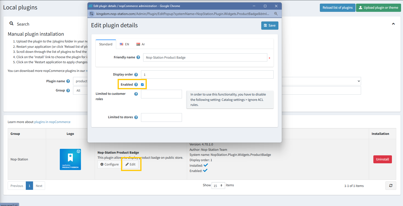 edit plugin