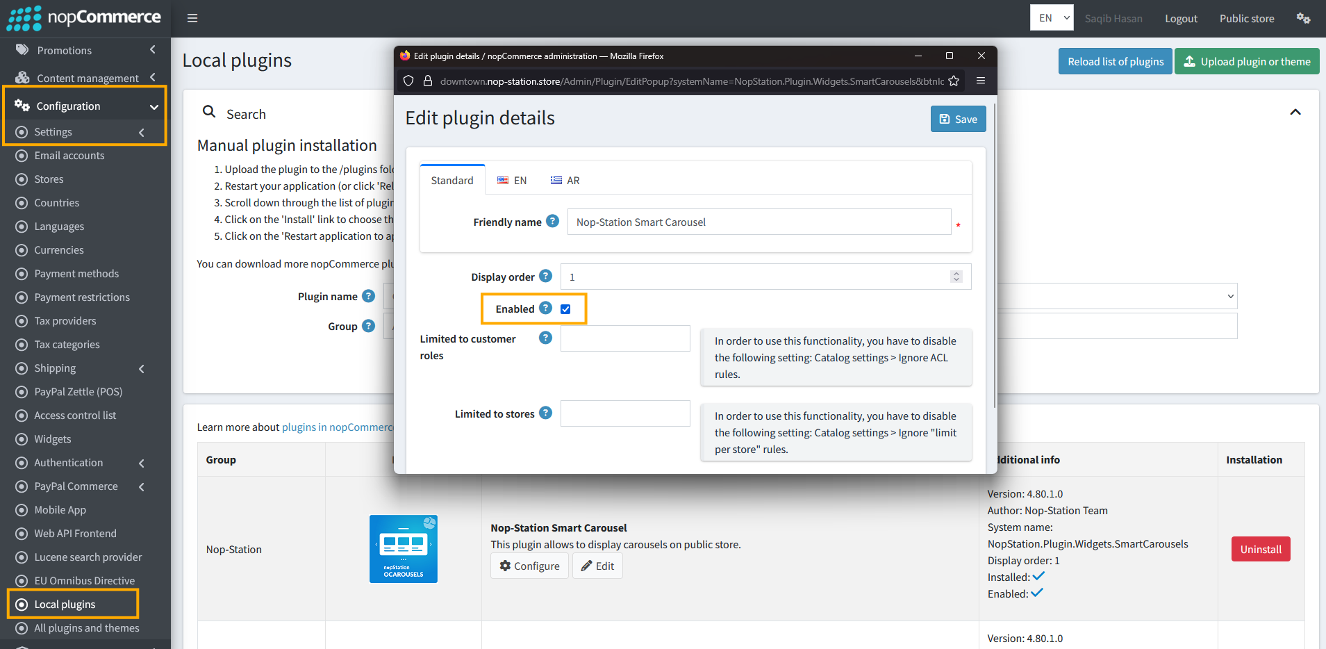 edit plugin