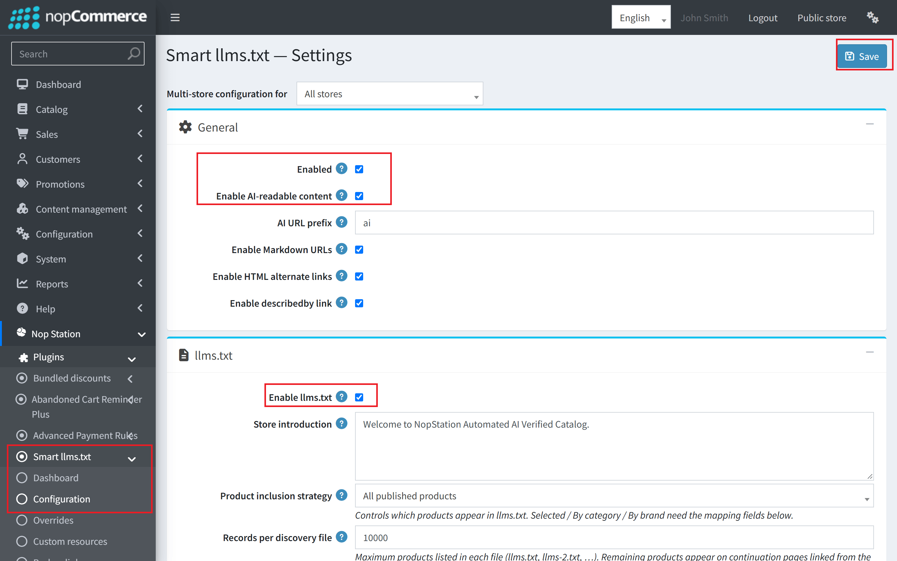 SmartLLMs Settings General