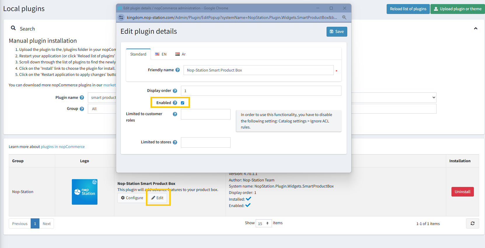 edit plugin