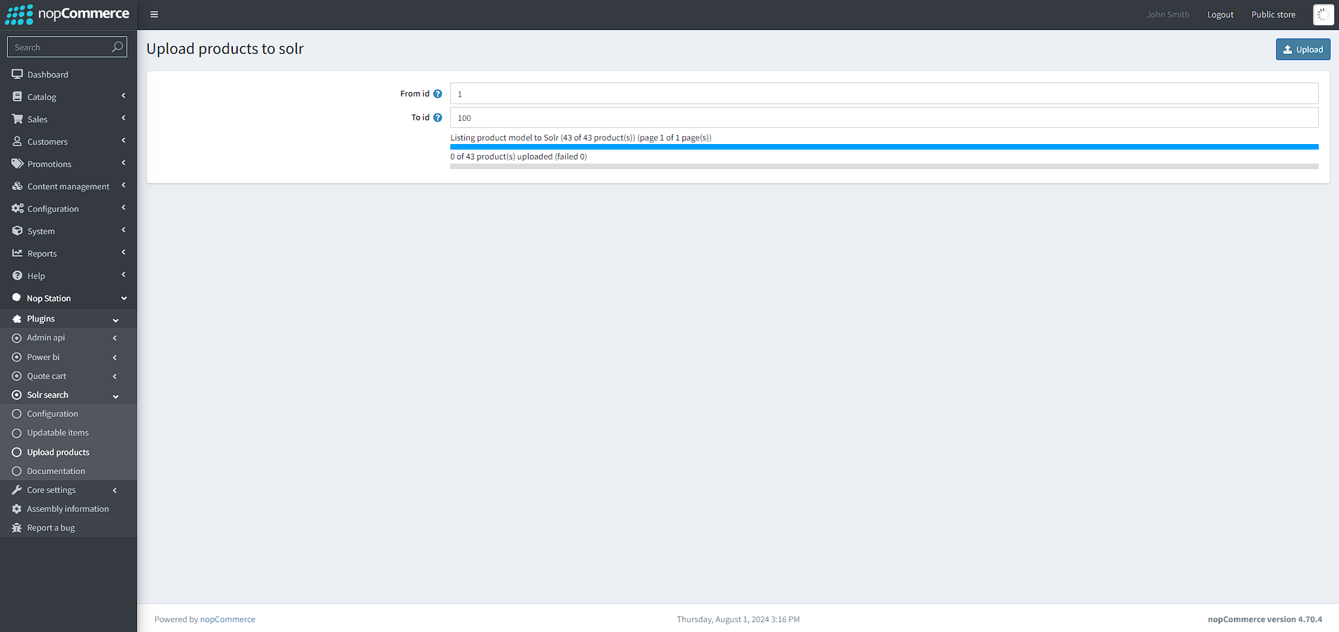 solr upload