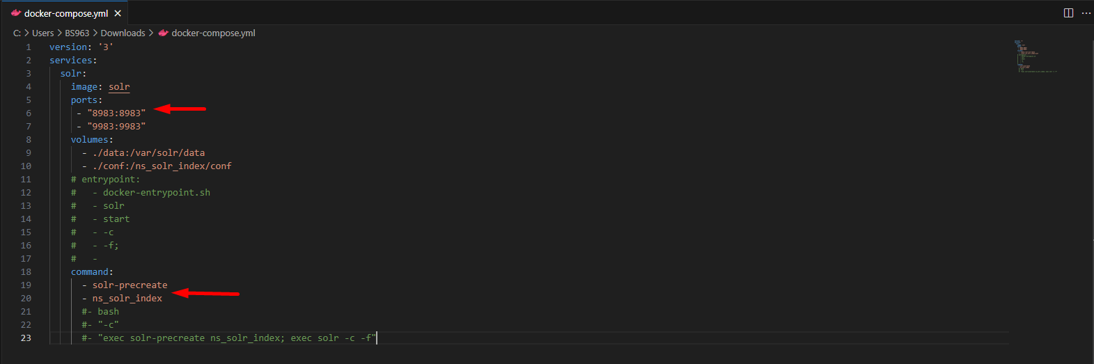solr credentials