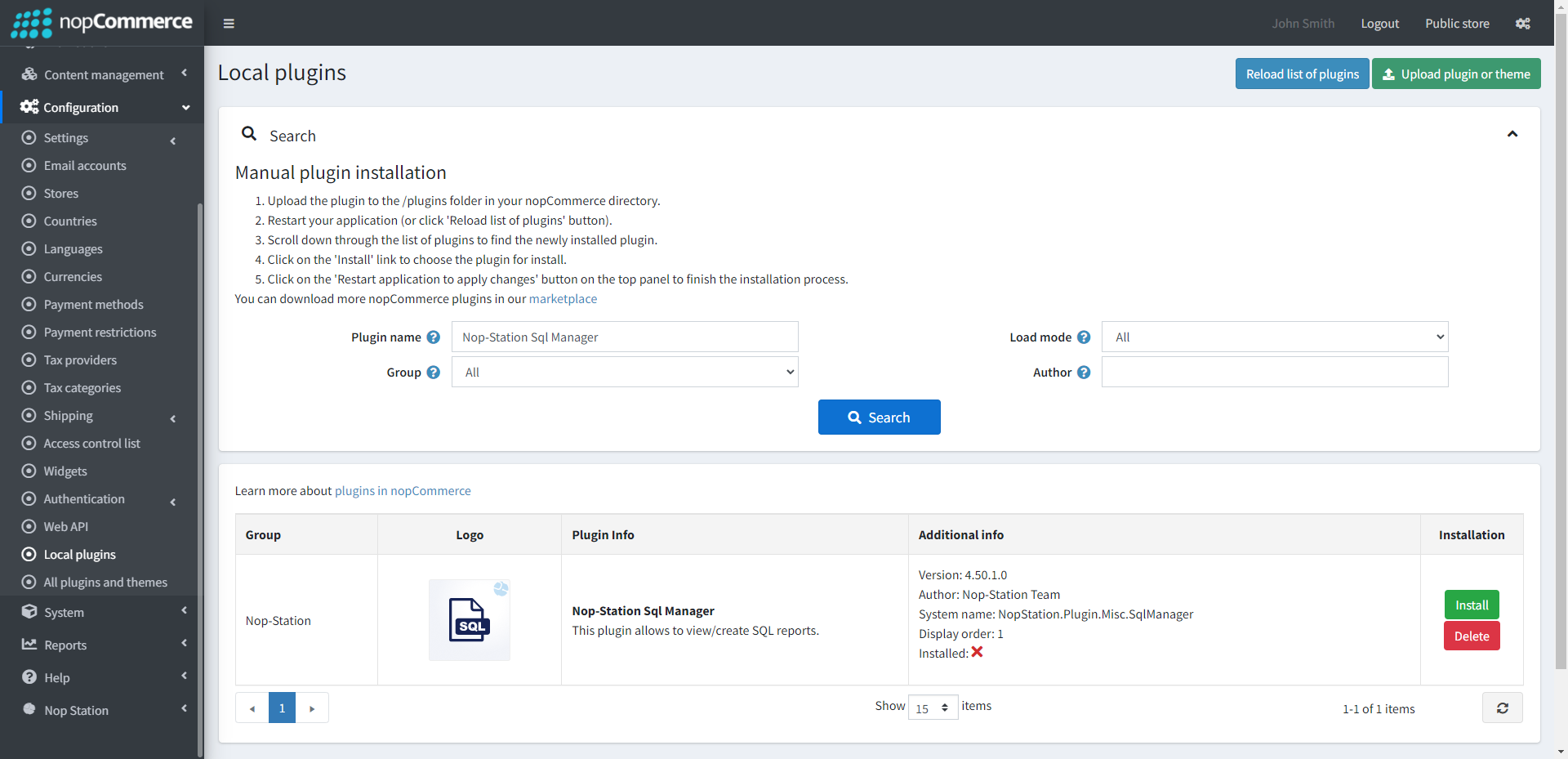 install sql-manager