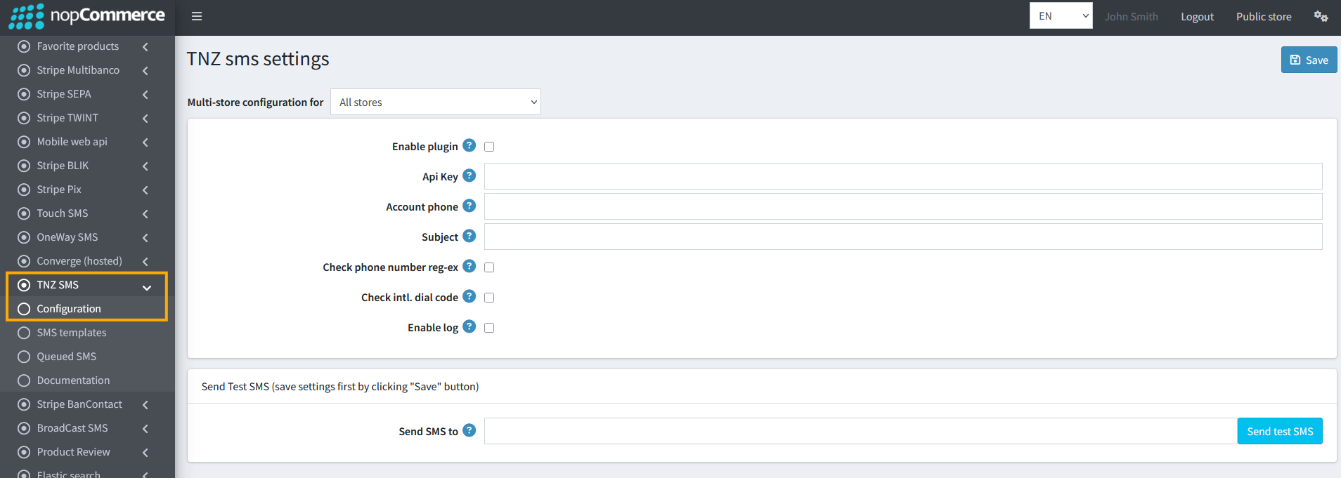 configure