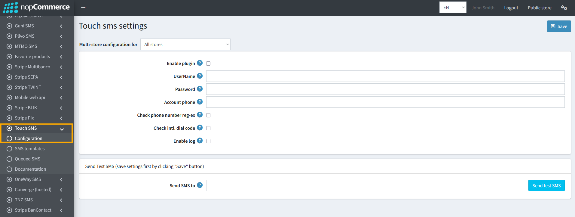 configure