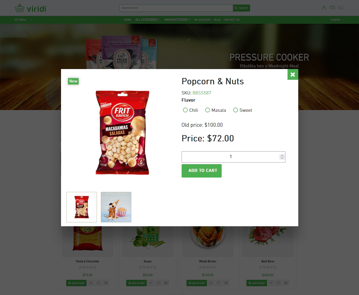 Viridi Responsive Theme + Bundle Plugins by nopStation - nopCommerce