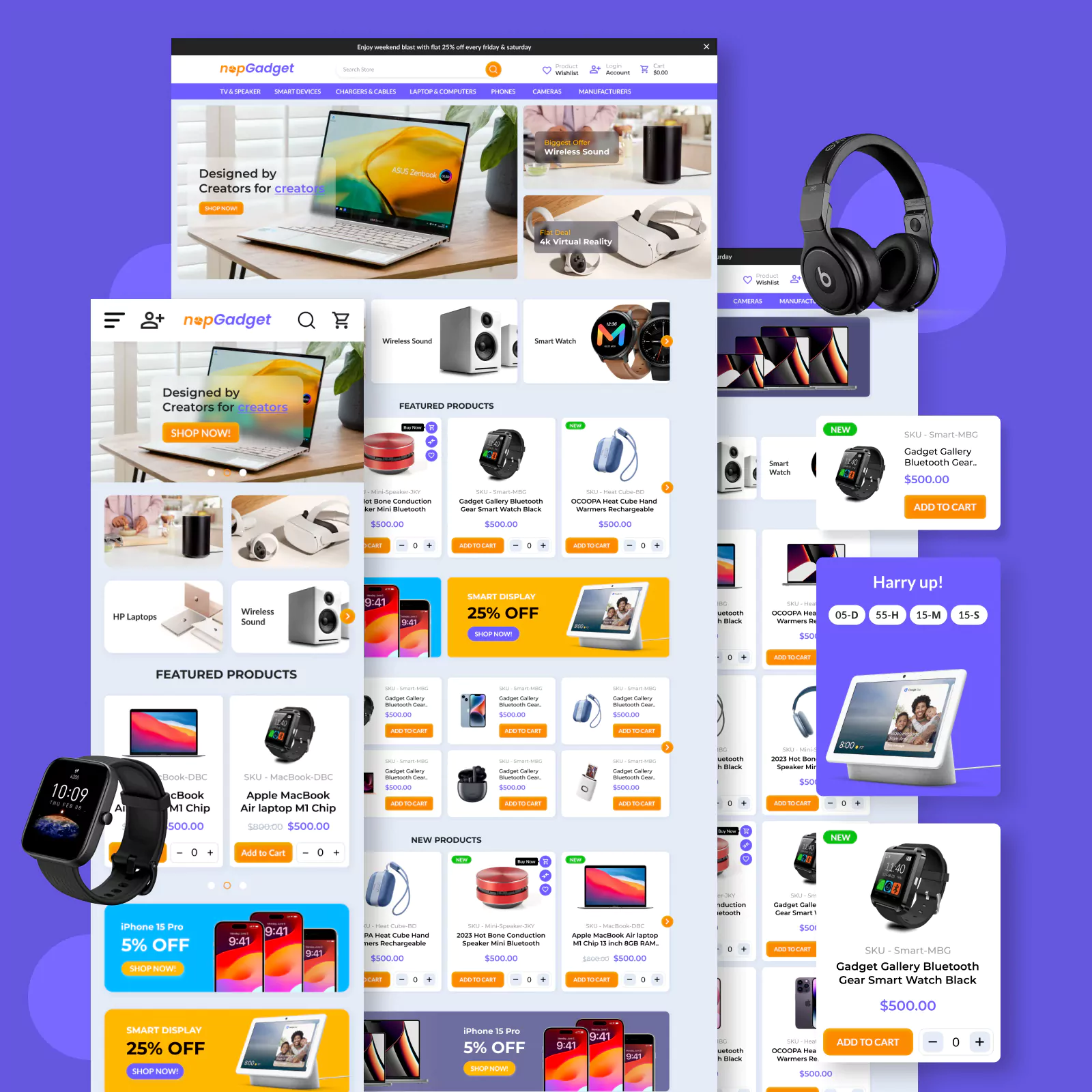 nopgadget theme homepage banner