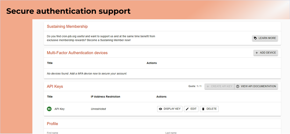 Secure Request Handling