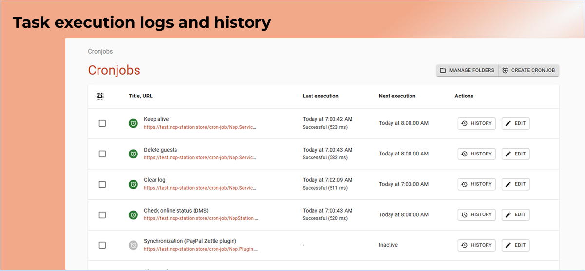 Task Execution Monitoring