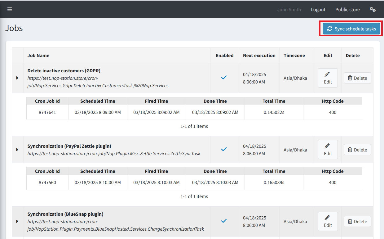 Task Execution Monitoring