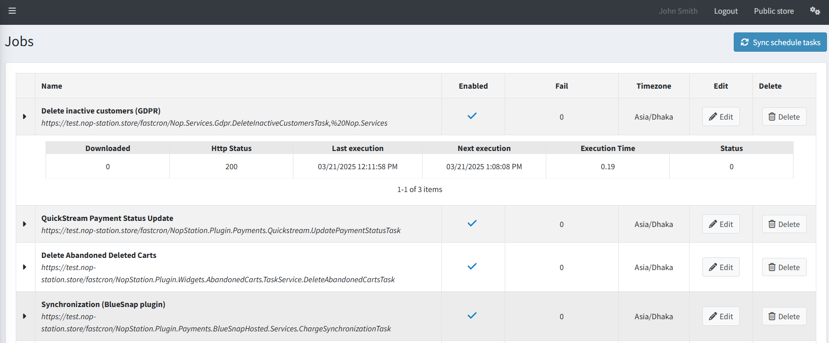 Task Execution Monitoring
