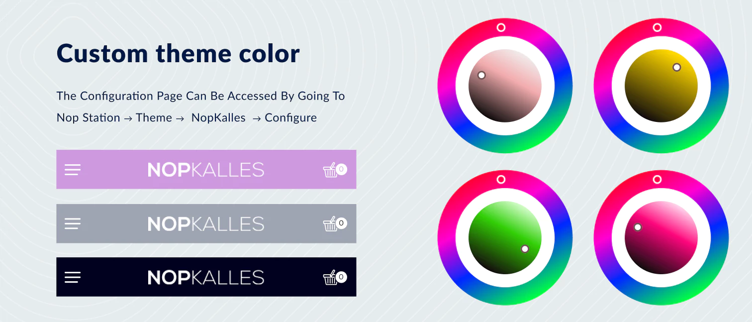 nopKalles theme color setting