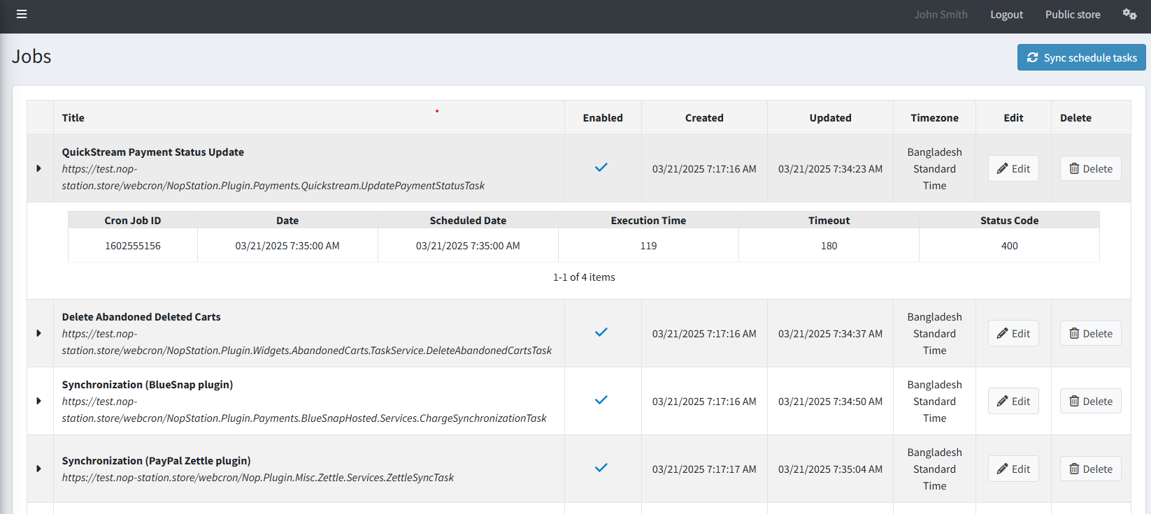 Task Execution Monitoring