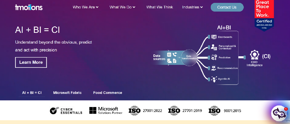 Tmotions website banner