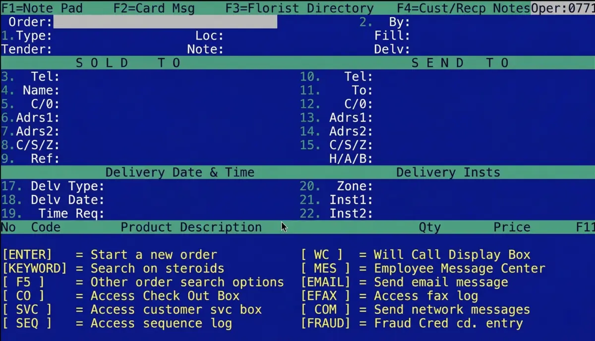 Legacy system overview
