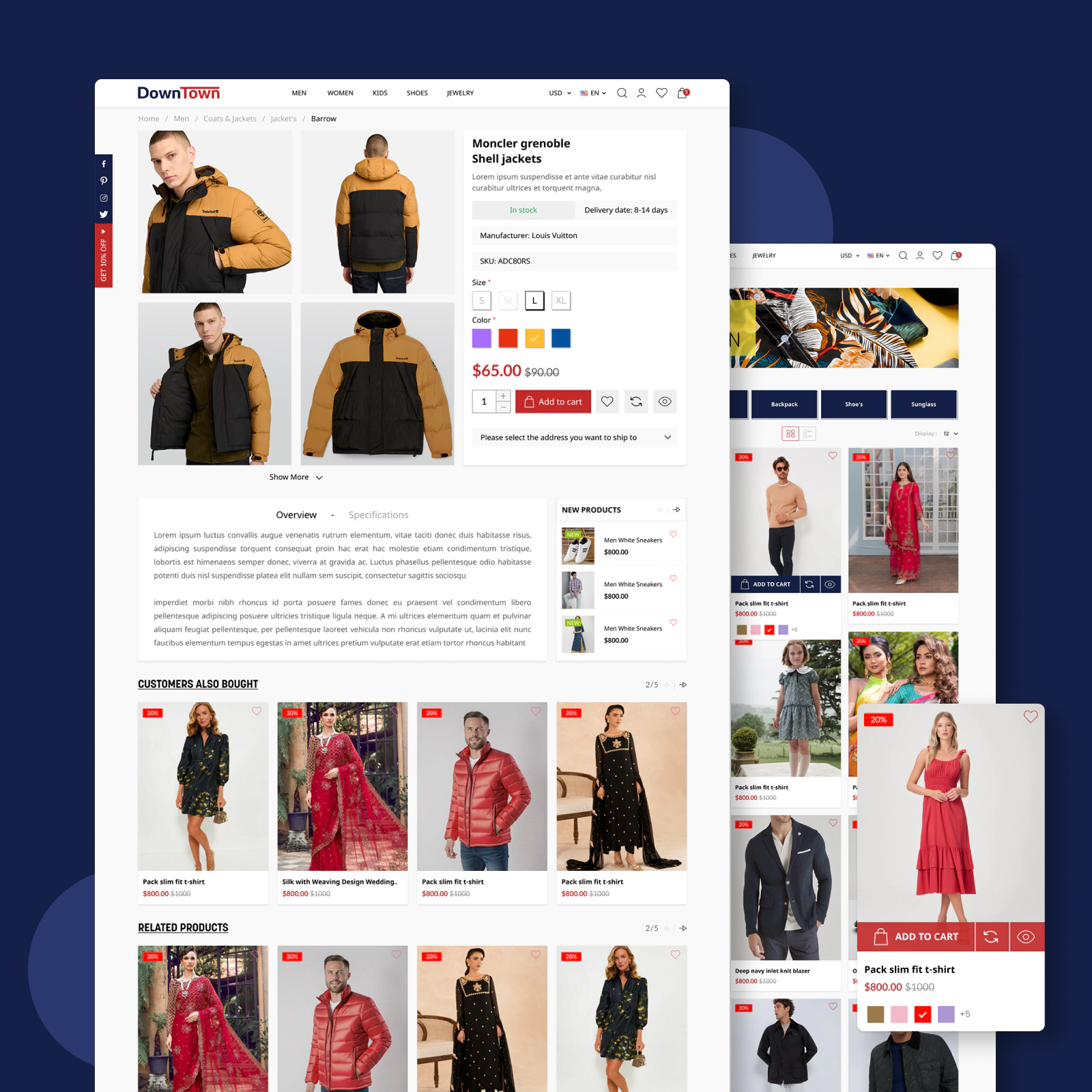viridi theme all page
