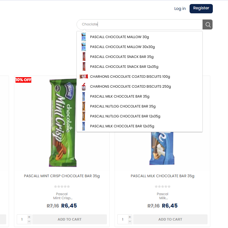 Advanced Product Search