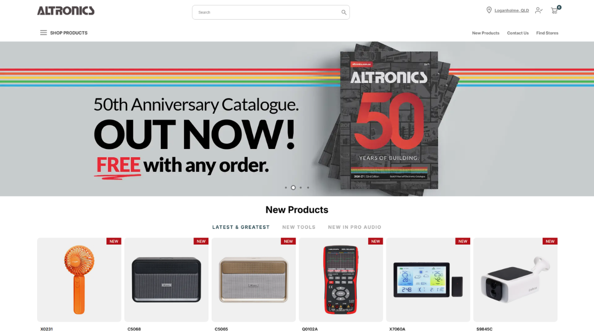 Homepage - the modernized Altronics storefront Homepage - the modernized Altronics storefront
