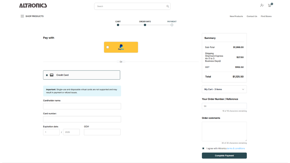 Checkout flow – Pay with PayPal or Credit card Checkout flow – Pay with PayPal or Credit card