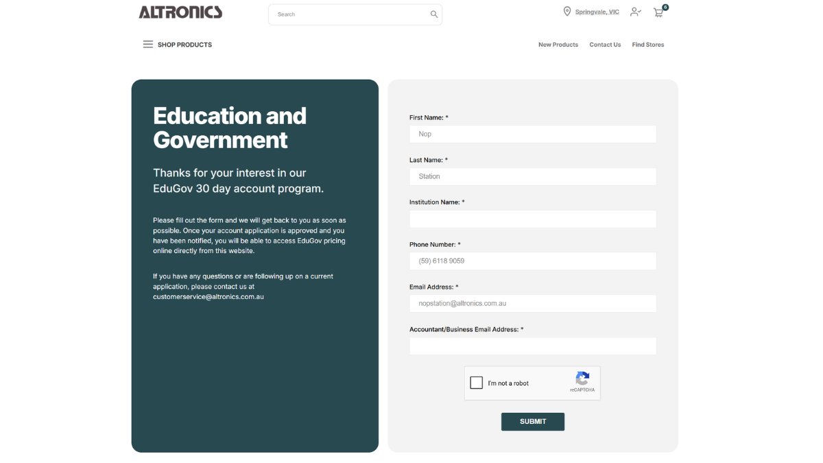 Dynamic Survey page Dynamic Survey page