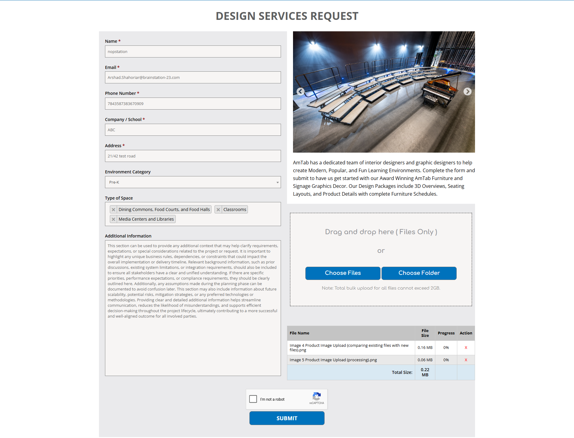 Design Intake Form Design Intake Form